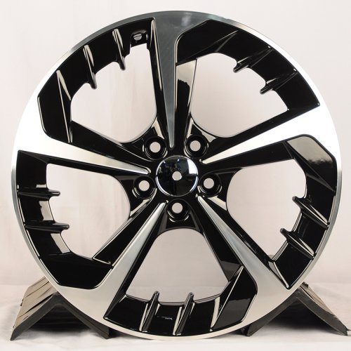 Powcan BK5943 7.5j-17 5*100 ET45 d57.1 Black Polish