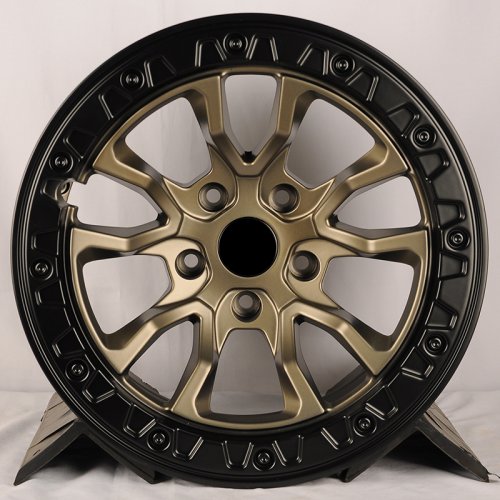 KoKo Kuture 5601 9j-17 5*127 ET-10 d71.5 Matt Bronze With Black Lip