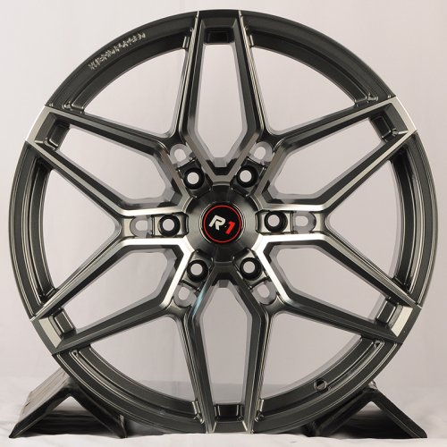 Rayone DX207 9.5j-20 6*139.7 ET20 d106 Matt grey with milled polish