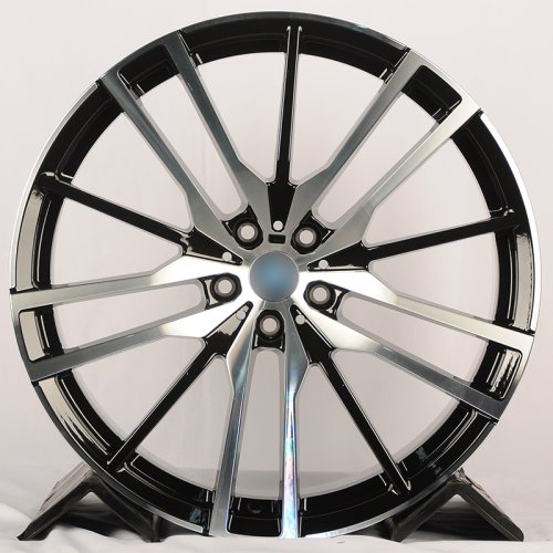 Anzoo AF476 10.5j-21 5*112 ET40 d66.56 Glossy Black Machine Face