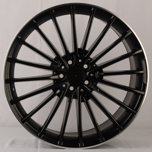 KoKo Kuture 0235 10j-21 5*112 ET46 d66.6 Satin Black Machined Lip