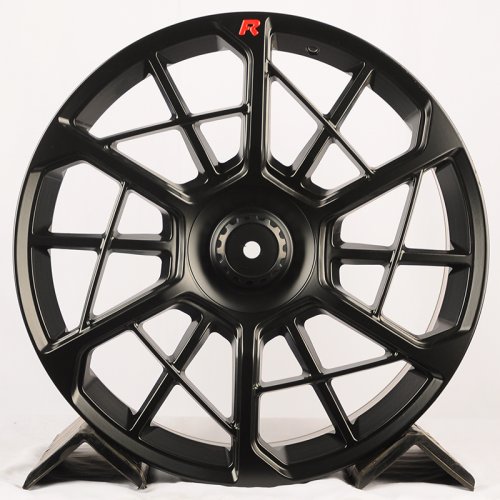 Anzoo H3165F 9.5j-22 5*108 ET48 d63.4 Matt Black+Red Word