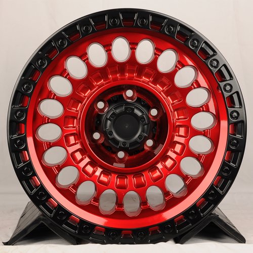 Anzoo JT220-8 9j-18 6*139.7 ET0 d110.1 Candy Red+Lip matt black