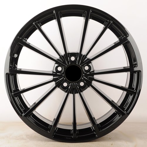 Powcan BK5937 8j-19 5*112 ET45 d57.1 Gloss Black