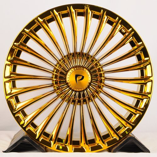 Powcan 3S198 8.5j-20 5*112 ET38 d66.6 Gold Chrome