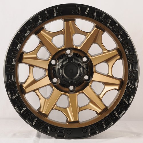 Anzoo Autoparts JT127-8 9j-18 6*139.7 ET0 d110.1 Bronze+Matt Black Lip