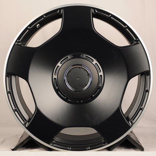 Anzoo H3305F 9.5j-22 5*130 ET22 d84.1 Matt Black Machine Lip