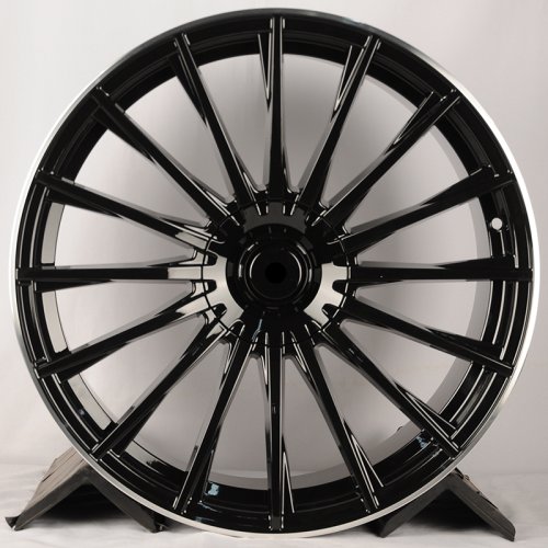 KoKo Kuture 0396 9j-20 5*112 ET34 d66.6 Gloss Black With Lip Polish