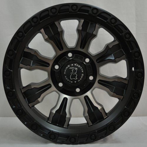 Anzoo FBX087-8 9j-18 6*139.7 ET0 d110.1 Black Machine Face