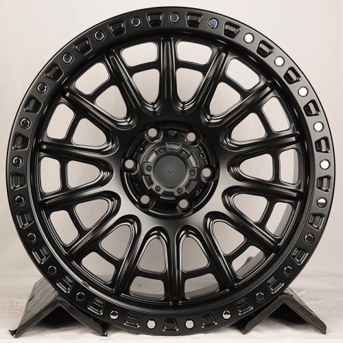 Anzoo FBX134-20 9j-20 6*139.7 ET0 d110.1 Matt Black +Silver Rivets