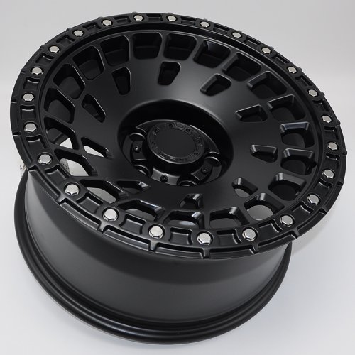 Powcan BK1287 8.5j-17 5*127 ET-6 d71.5 Matt Black