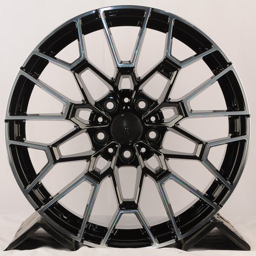 Anzoo FBX251-20 8.5j-20 5*112 ET26 d66.56 Black Machine Face