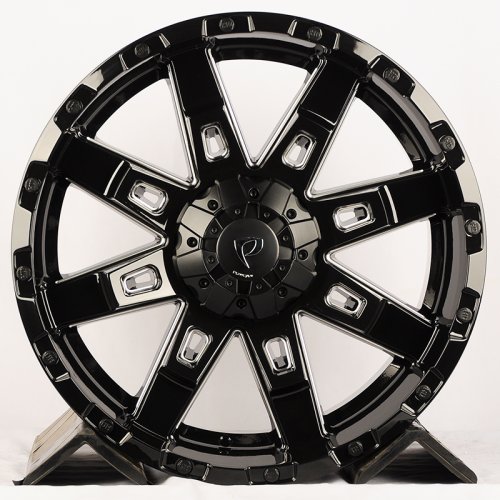 Powcan BK5261 9j-18 12*135x139.7 ET15 d106.1 BLK/MIL