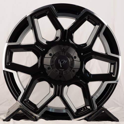Powcan BK5260 8.5j-20 5*114.3 ET35 d66.5 BLK POLISH