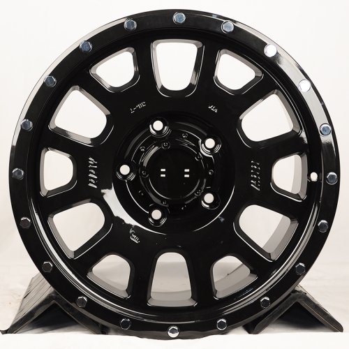Anzoo JT034-8 9j-18 5*150 ET18 d110.1 Black+Rivets