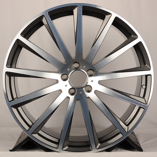 Anzoo AL5580 11.5j-22 5*112 ET47 d66.5 Gun Metal Machine Face