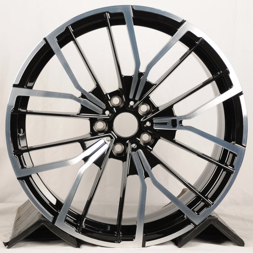 Anzoo AL0560 9.5j-19 5*112 ET35 d66.56 Gloss Black Machined Face