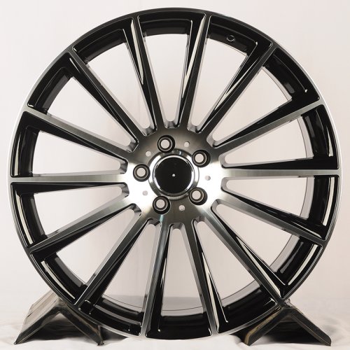 HMD 7012 10j-21 5*112 ET46 d66.6 Black Machine Face