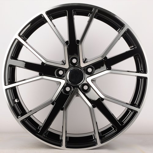 KoKo Kuture D5348 9.5j-22 5*112 ET26 d66.5 Black Machined Face