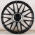 Powcan Y0207 9.5j-20 5*112 ET43 d66.6 Black Matt With Lip Polish