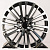 HMD 4237 8.5j-20 5*120 ET45 d65.1 Black Machined Face