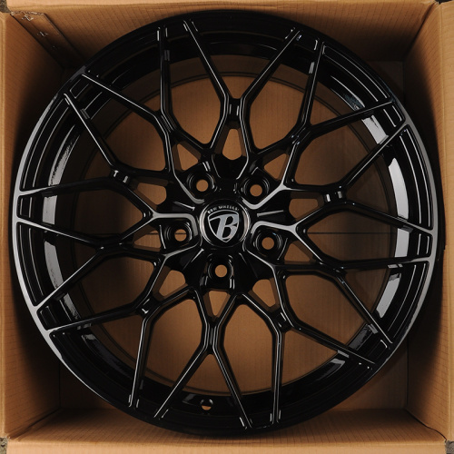 Powcan Y1091 9j-19 5*112 ET35 d66.6 Gloss Black