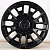 Powcan BK5821 9j-18 6*139.7 ET0 d106.1 Black Matt