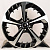 Powcan BK5943 7.5j-17 5*100 ET45 d57.1 Black Polish