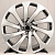Anzoo FBX191-22 9.5j-22 5*120 ET45 d72.6 Gunmetal+Silver