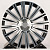KoKo Kuture 058 10j-22 5*112 ET42 d66.6 Gloss Black Machined Face