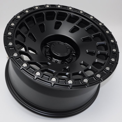 Powcan BK1287 8.5j-17 5*127 ET-6 d71.5 Matt Black