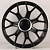 Powcan Y1188 9.5j-20 5*112 ET38 d66.6 Black Matt With Lip Polish