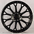 Powcan YS1180 9j-19 5*112 ET48 d66.6 Black Matt With Lip Polish