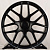 Powcan 3S5318 10j-22 5*112 ET48 d66.6 Black Matt With Lip Polish