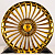 Powcan 3S198 8.5j-20 5*112 ET38 d66.6 Gold Chrome