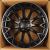 Powcan YS1180 9j-19 5*112 ET48 d66.6 Black Matt With Lip Polish