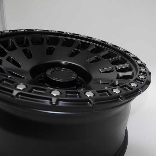 Powcan BK1287 8.5j-17 5*127 ET-6 d71.5 Matt Black