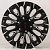 Anzoo JT255-7 9j-17 6*114.3 ET0 d66.1 Matt Black+Milling spoke