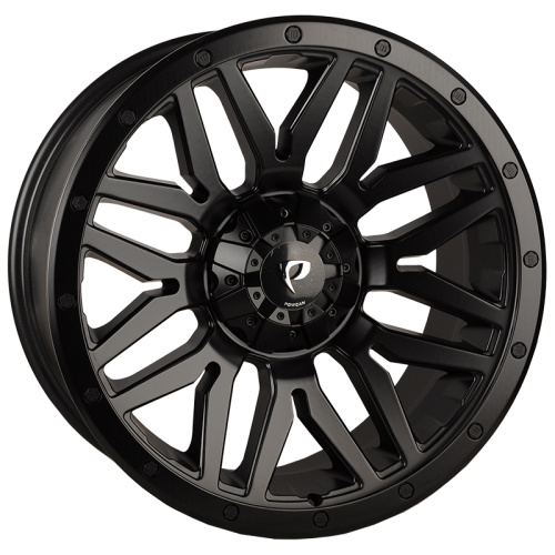 Powcan Y5369 8j-17 5*127 ET15 d71.5 Black Matt