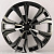 HMD 4337 9.5j-21 5*112 ET33 d66.6 Black Machine Face