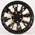 Anzoo FBX087-8 9j-18 6*139.7 ET0 d110.1 Matt Black Machined Face+Bronze