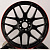 KoKo Kuture FF136 8.5j-19 5*112 ET38 d66.56 Matte Black Red Lip