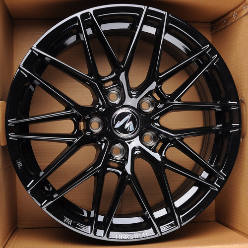 Makstton MST FASTER GT 715 8.5j-19 5*108 ET42 d63.35 Gloss Black With Milling