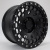 Powcan BK1287 8.5j-17 5*127 ET-6 d71.5 Matt Black