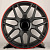 iWheel CR02009 10j-22 5*130 ET33 d84.1 Matte Black Red Lip