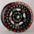 Anzoo JT170-7 9j-17 6*139.7 ET0 d110.1 Matt Black+red Line